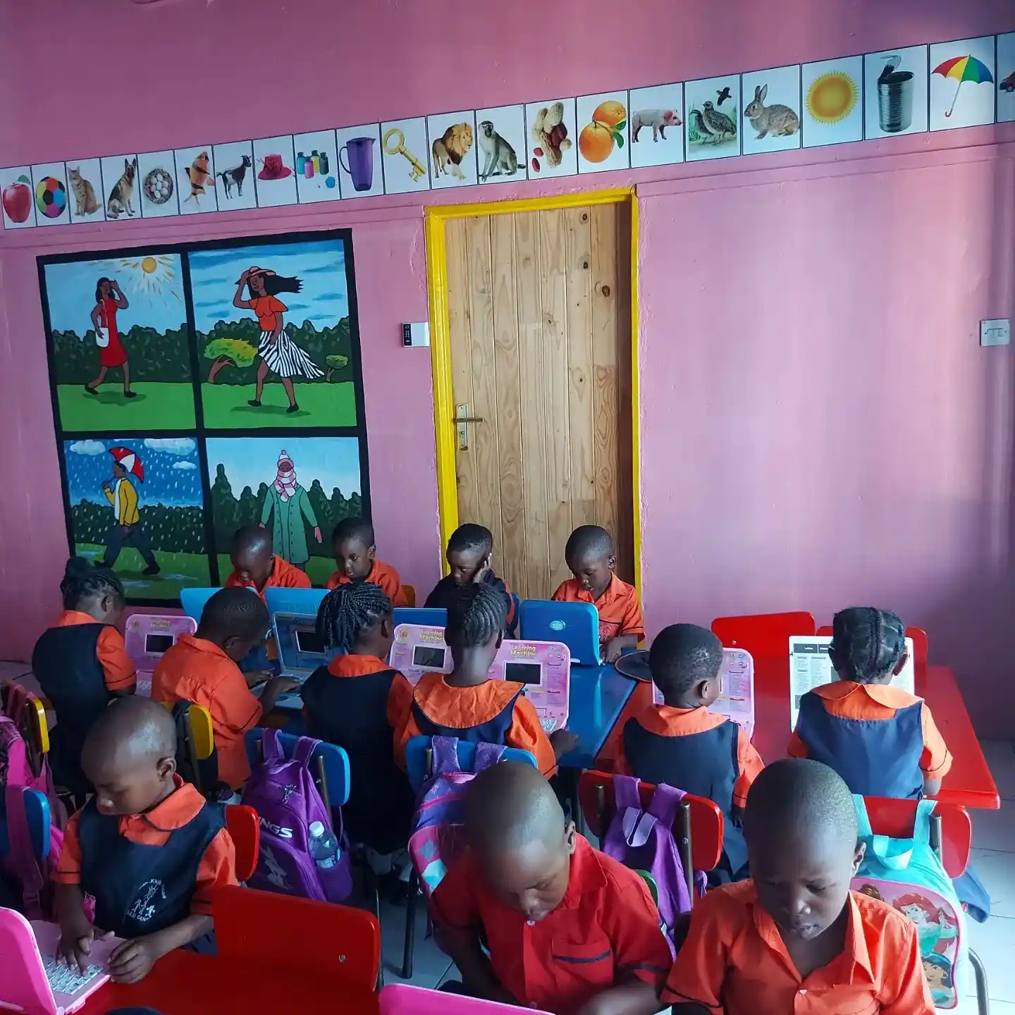 Colourful ECD school environment