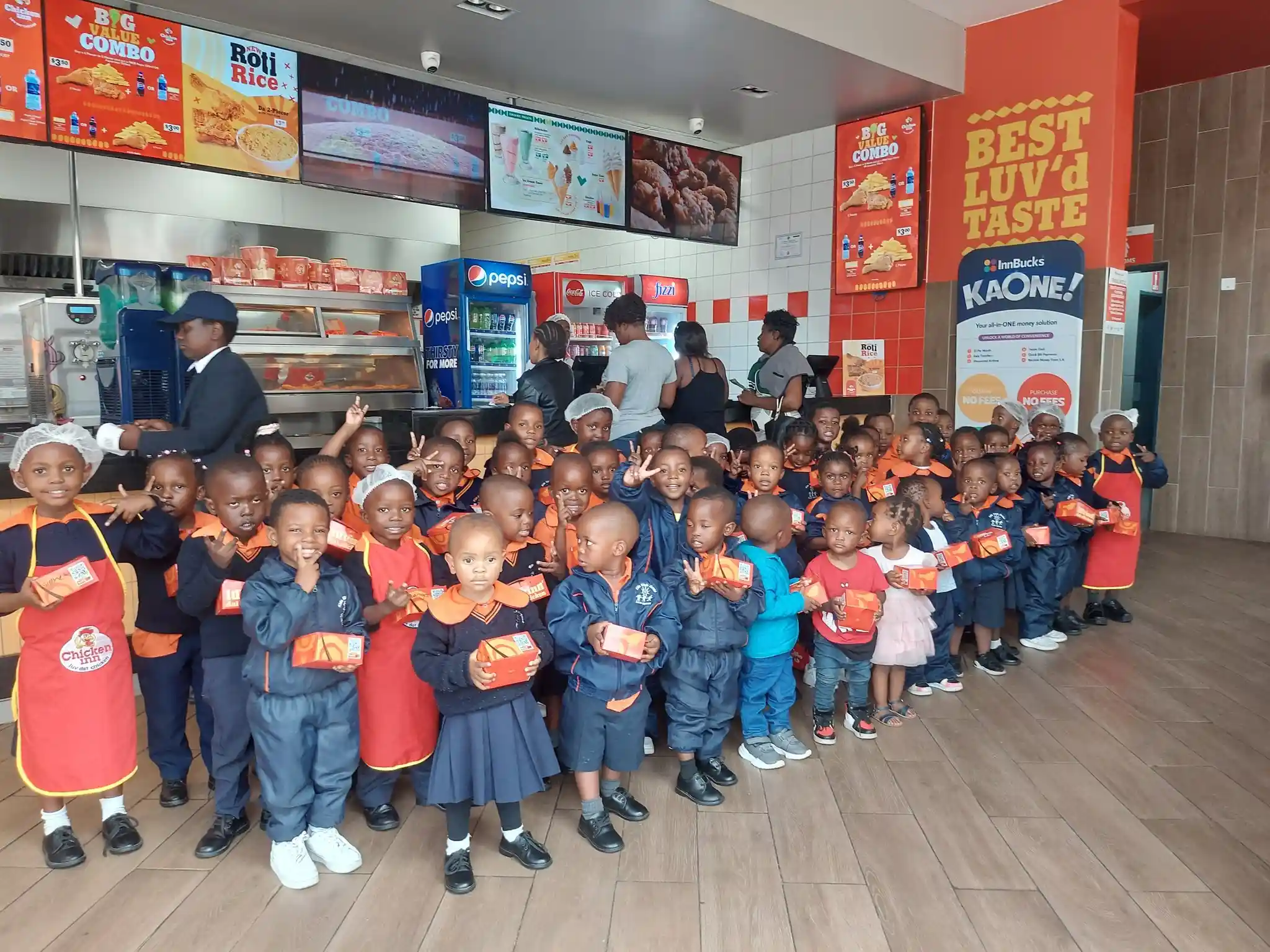 Children enjoying activities